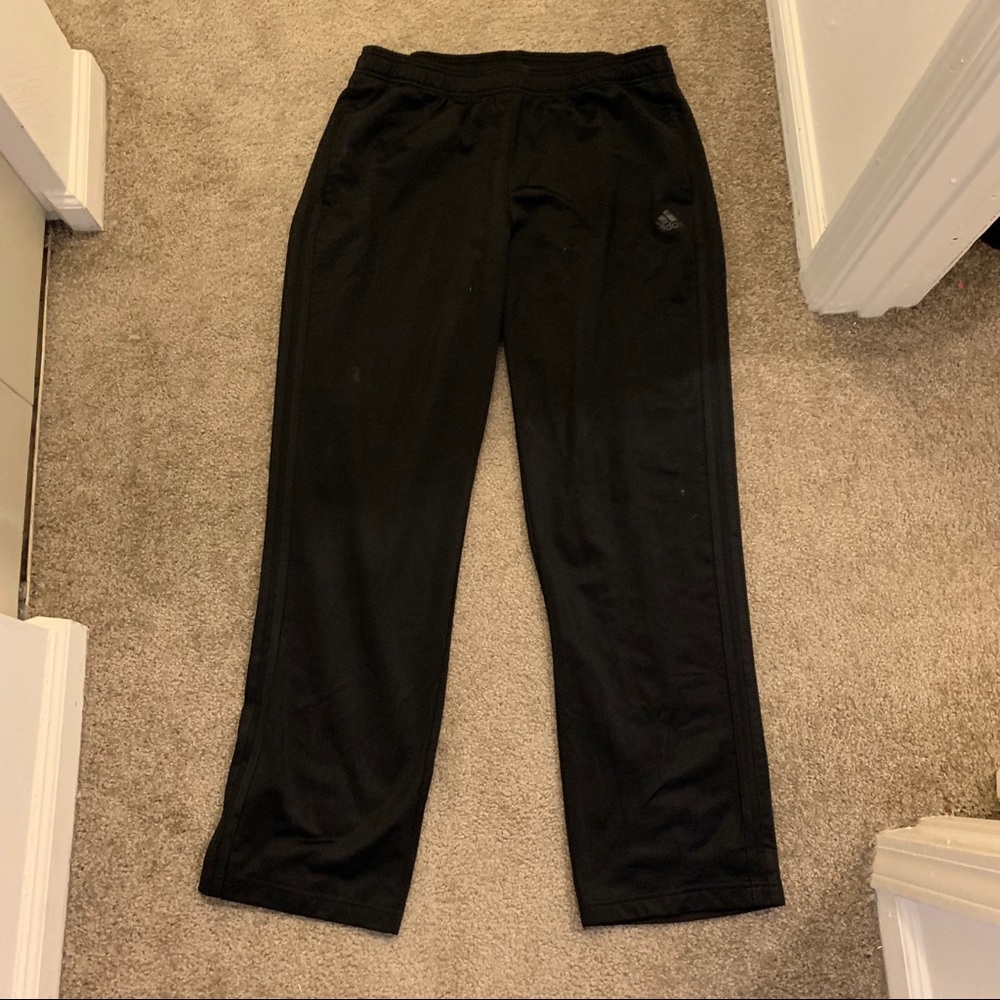 Mens All Black Adidas Sweats